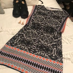 Gorgeous Black and White Print Dress